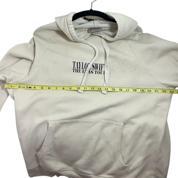 Taylor Swift Cream Beige Eras Tour Hoodie Official Tour Merchandise Size Medium - Picture 11 of 12